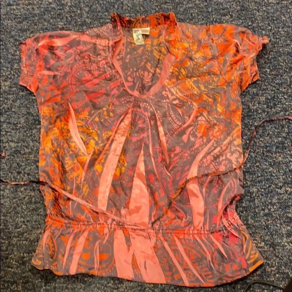 L8ter Shimmery Top sz. S EUC